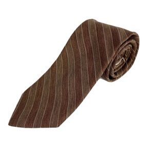 Dillard’s for Dillard’s Men’s Vintage Brown Striped Tie